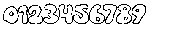 Mocha Outline Font OTHER CHARS