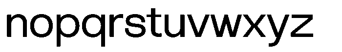 Mocha Sans Bold Font LOWERCASE