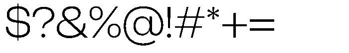 Mocha Sans Font OTHER CHARS