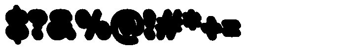 Mochi Boom Extrude Font OTHER CHARS