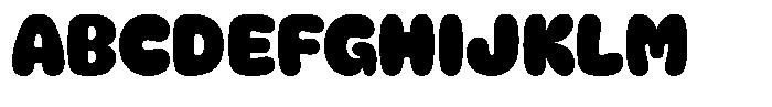 Mochi Boom Regular Font UPPERCASE