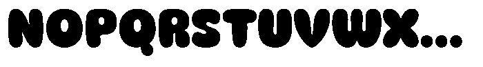 Mochi Boom Regular Font UPPERCASE