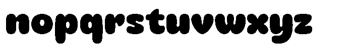Mochi Boom Regular Font LOWERCASE