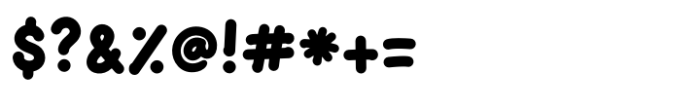 Mochibop Bold Font OTHER CHARS