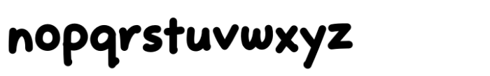 Mochibop Bold Font LOWERCASE