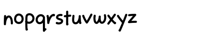 Mochibop Regular Font LOWERCASE