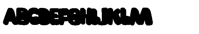 Mochimo Black Shadow Font UPPERCASE