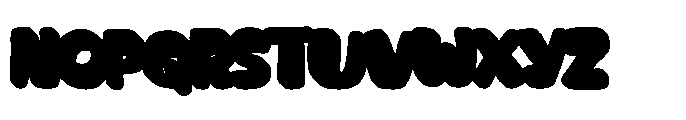 Mochimo Black Shadow Font UPPERCASE