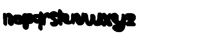 Mochimo Shadow Font LOWERCASE