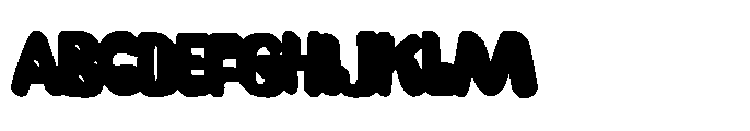 Mochimo Soft Shadow Font UPPERCASE