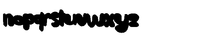 Mochimo Soft Shadow Font LOWERCASE