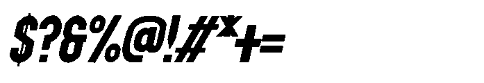 Mockclays Italic Font OTHER CHARS