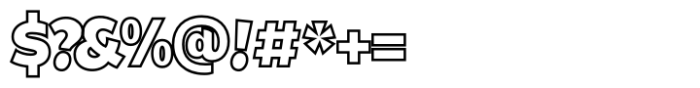 Mockey Mice Line Regular Font OTHER CHARS