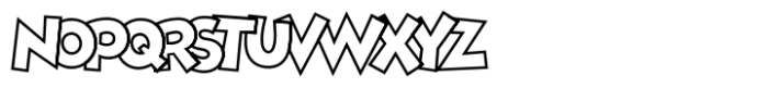 Mockey Mice Line Regular Font LOWERCASE