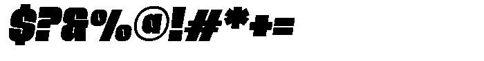 Moco Italic Regular Font OTHER CHARS