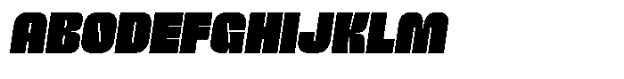 Moco Italic Regular Font UPPERCASE