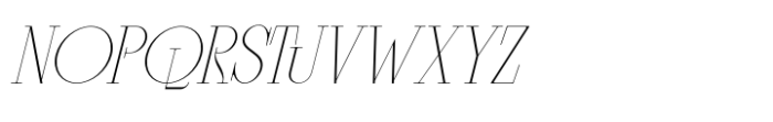 Mocros Italic Font LOWERCASE