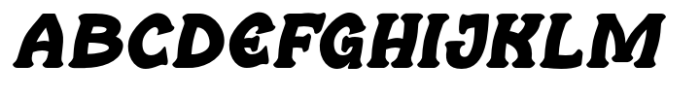 Moctah Italic Font UPPERCASE