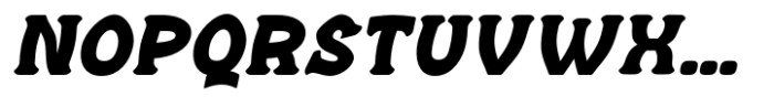 Moctah Italic Font UPPERCASE