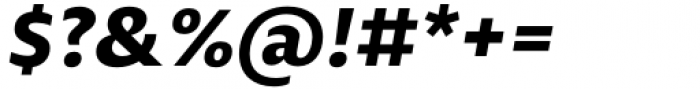 Modal Extrabold Italic Font OTHER CHARS