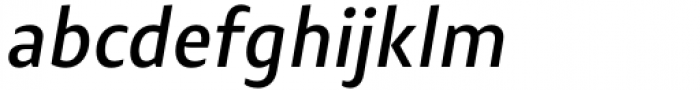 Modal Medium Italic Font LOWERCASE
