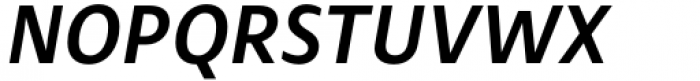 Modal Semibold Italic Font UPPERCASE