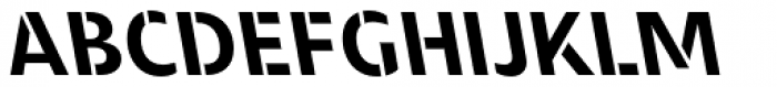 Modal Stencil Bold Back Italic Font UPPERCASE