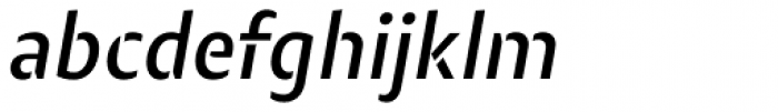 Modal Stencil Medium Italic Font LOWERCASE