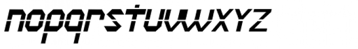 Modality Novus Oblique Bold Font LOWERCASE