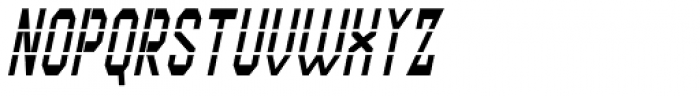 Modality Novus Oblique Font UPPERCASE