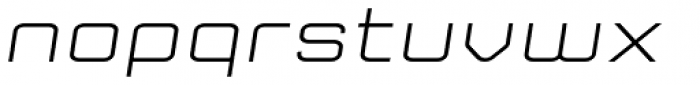Modcon Expanded Bold Italic Font LOWERCASE