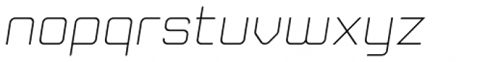 Modcon Italic Font LOWERCASE
