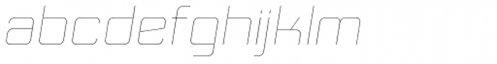 Modcon Light Italic Font LOWERCASE