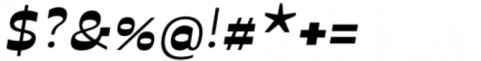 Mode 0 Black Negativ Italic Font OTHER CHARS