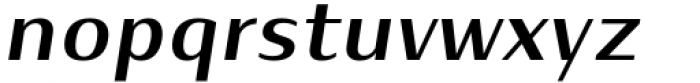 Mode 0 Medium Contrast Italic Font LOWERCASE
