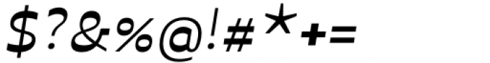 Mode 0 Medium Negativ Italic Font OTHER CHARS