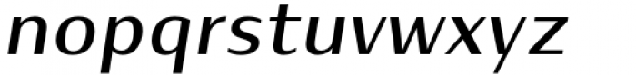Mode 0 Regular Contrast Italic Font LOWERCASE