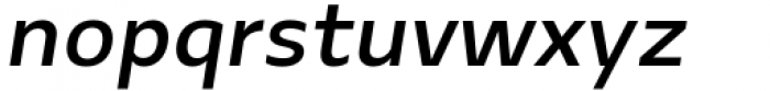 Mode 0 Regular Italic Font LOWERCASE