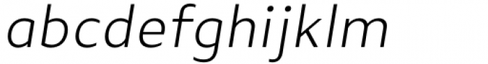 Mode 0 Thin Negativ Italic Font LOWERCASE