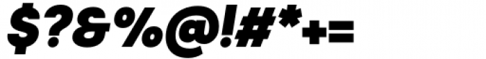 Modeco Black Oblique Font OTHER CHARS