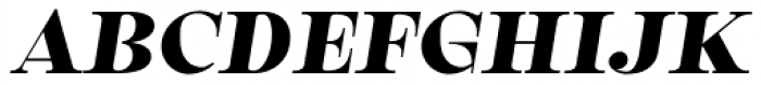 Model 4F Unicase Bold Italic Font UPPERCASE