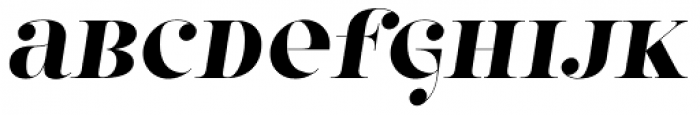 Model 4F Unicase Italic Font LOWERCASE