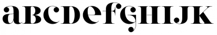 Model 4F Unicase Font LOWERCASE