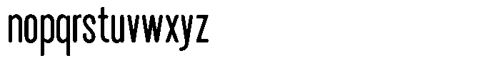 Modentra Font LOWERCASE