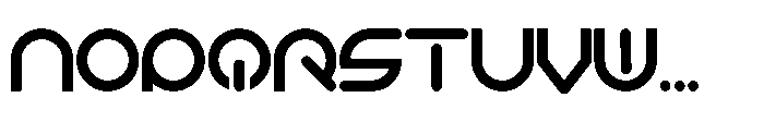 Modera Font LOWERCASE