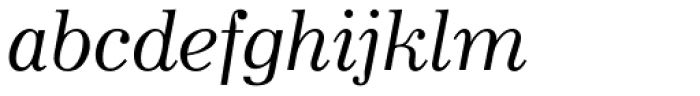 Modern 880 Italic Font LOWERCASE