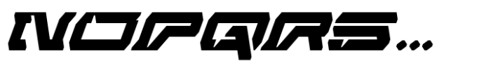 Modern Aerob Italic Font UPPERCASE