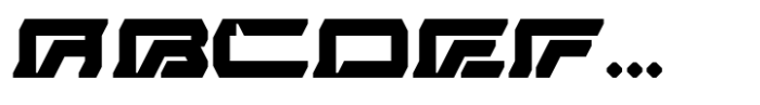 Modern Aerob Regular Font UPPERCASE
