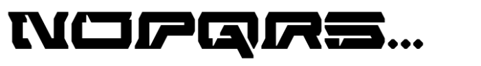 Modern Aerob Regular Font UPPERCASE
