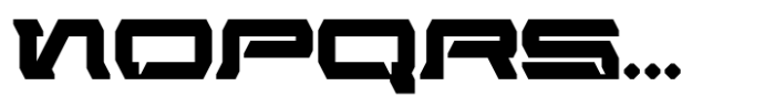 Modern Aerob Regular Font LOWERCASE
